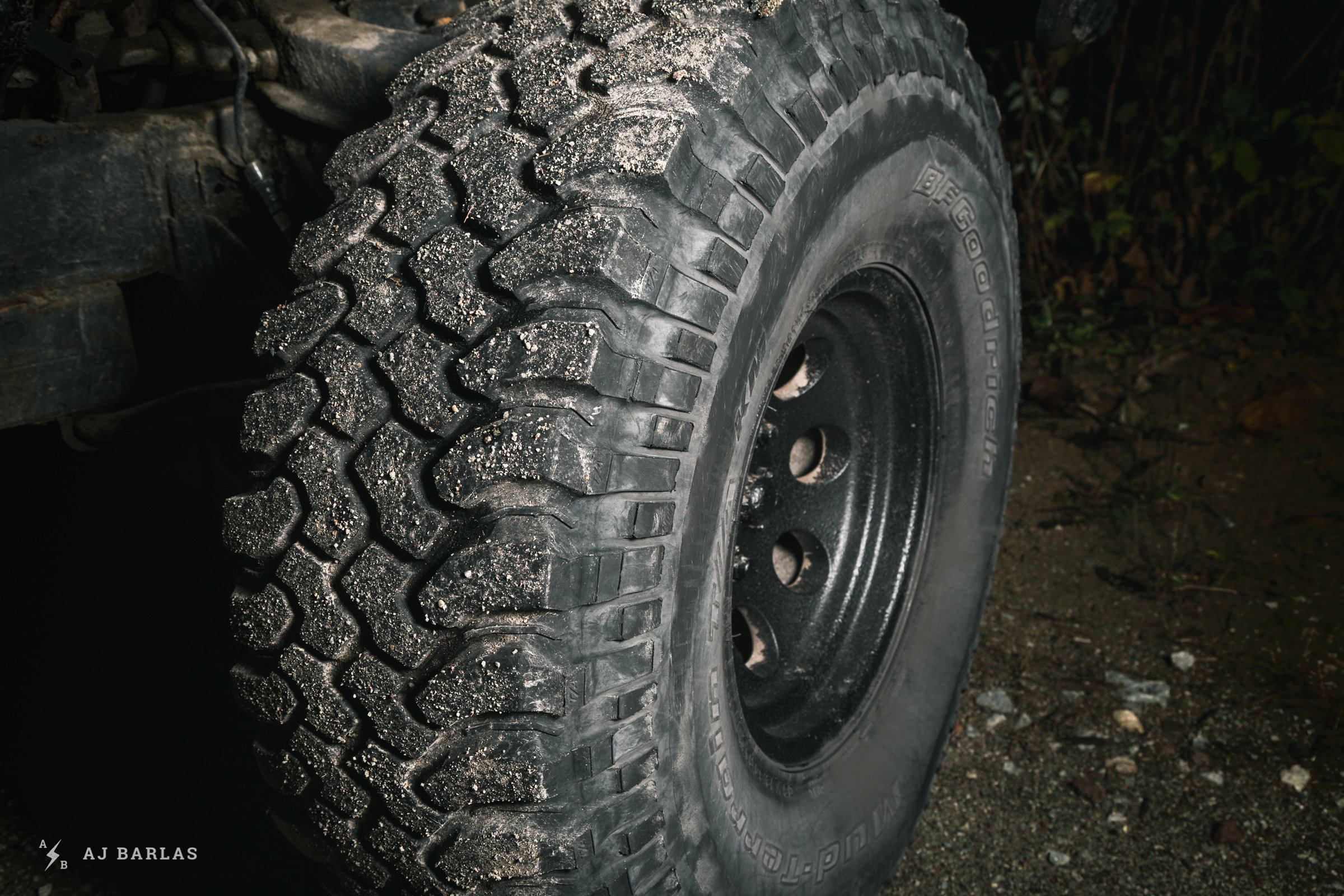 35-inch tires of Owen Foster's Toyota 4Runner Zombie
