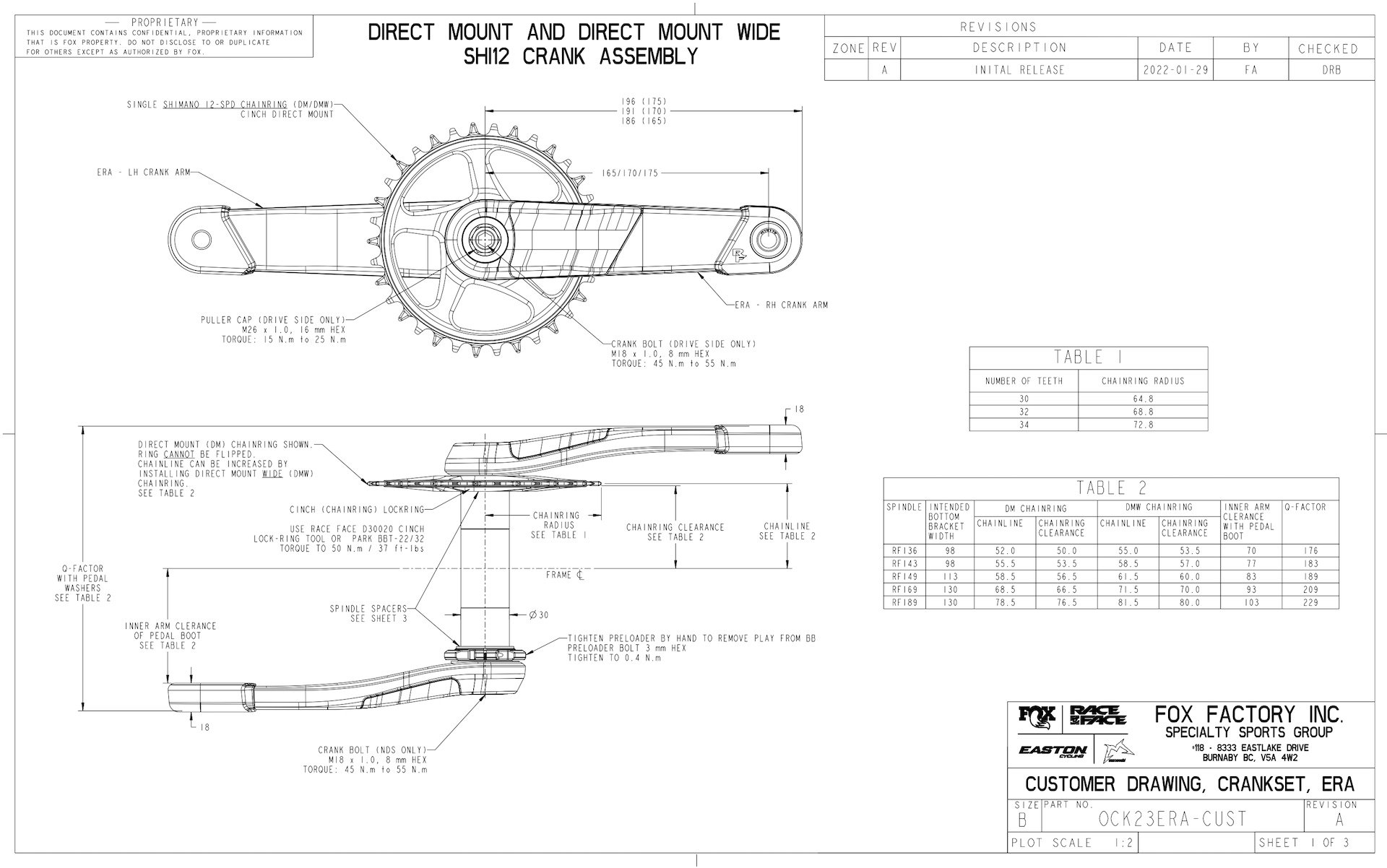 raceface era cranks diagram