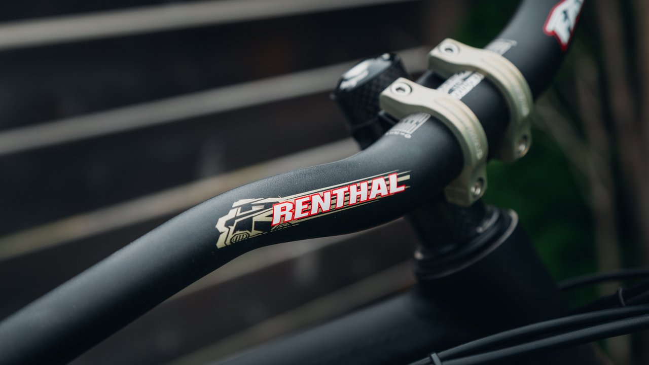 Renthal bars cheap and stem