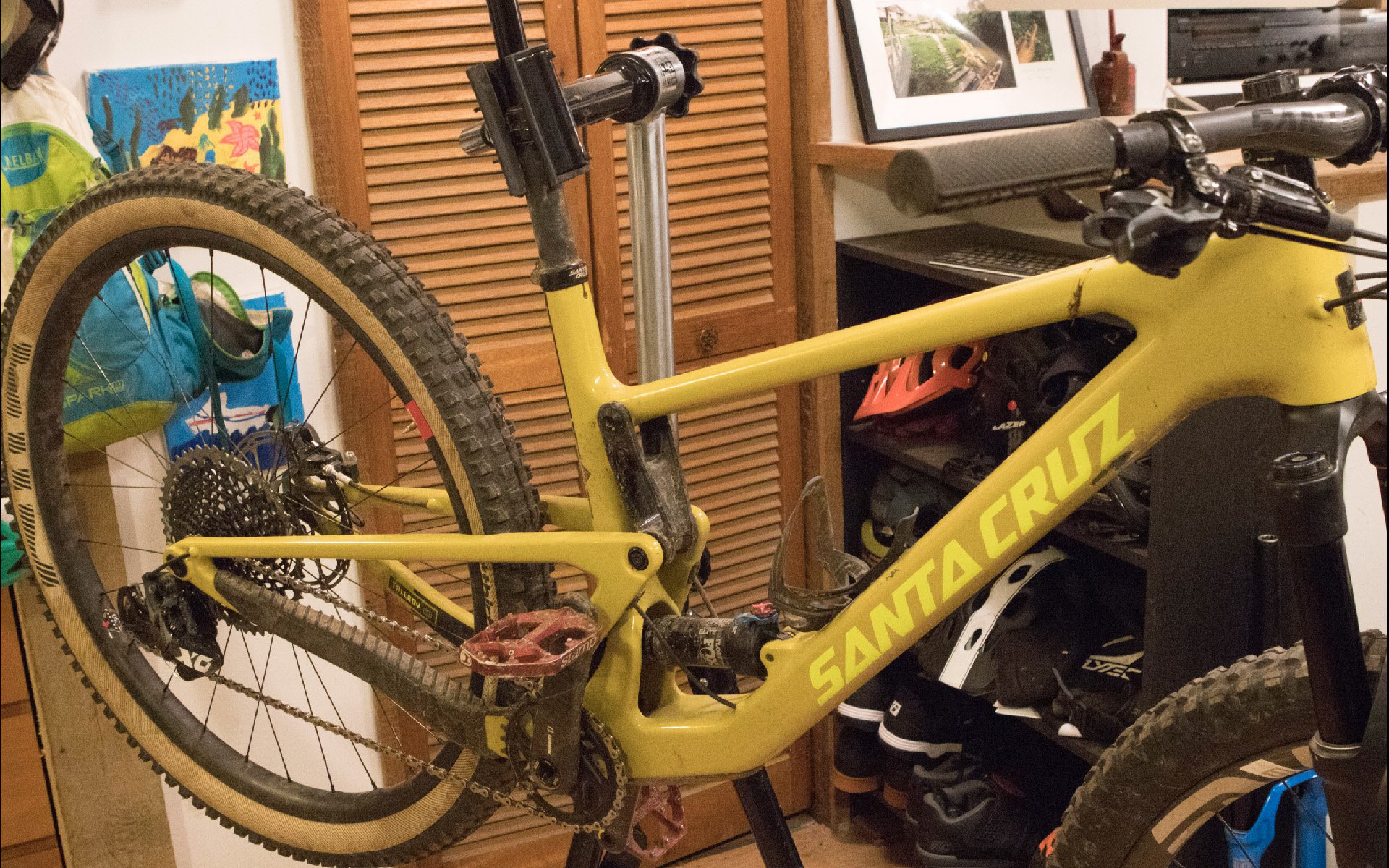 santa cruz tallboy yellow