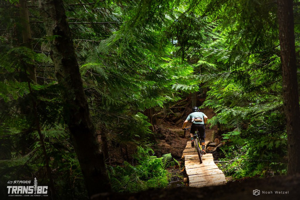 Riding wood in Castlegar