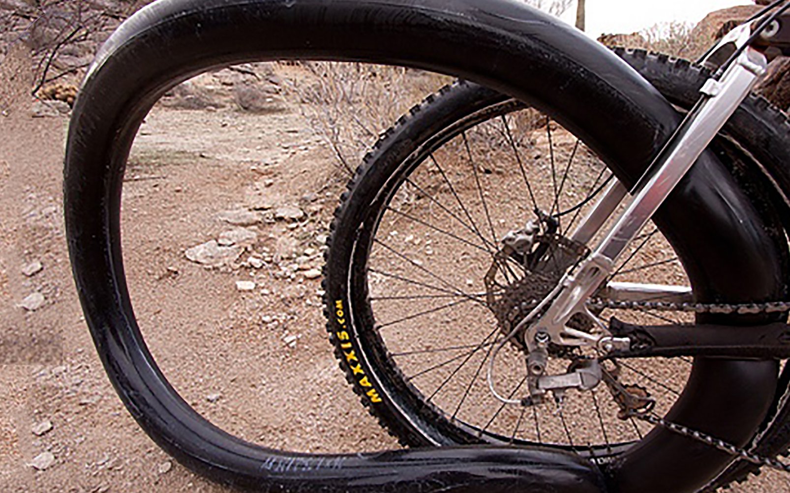 bike tire leaking air around rim