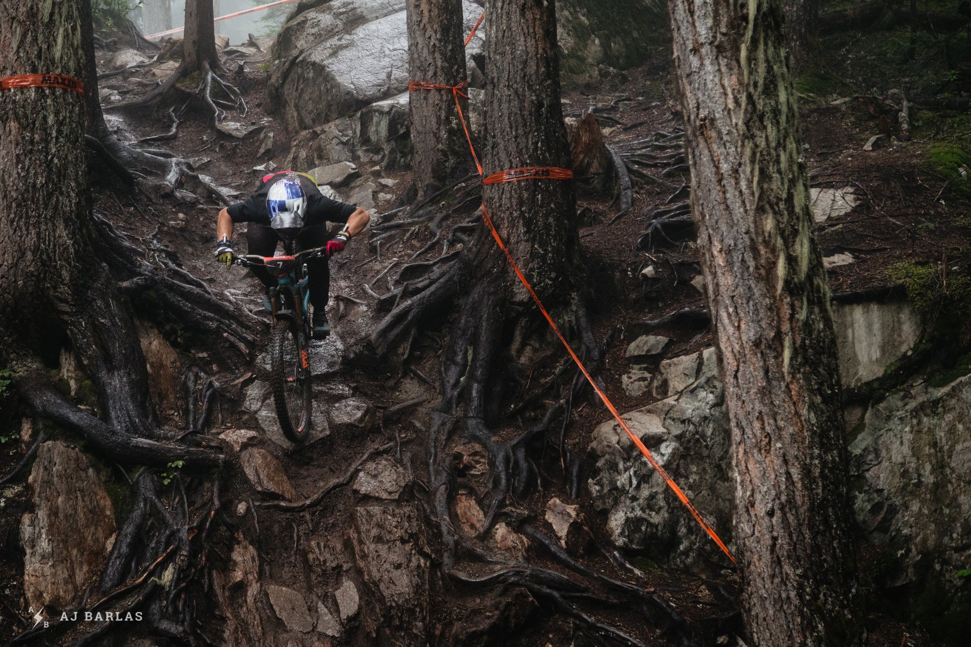 Richie Rude on Stage 6, with an already 50-second lead