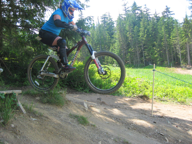 reluctant adrenaline junkie mountain bike whistler