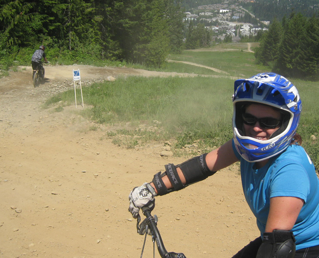 reluctant adrenaline junkie mountain bike whistler