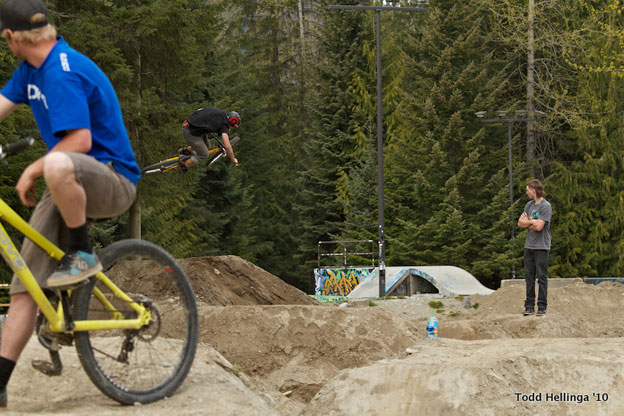 whistler report, todd hellinga,    opening weekend, a line, bike   park