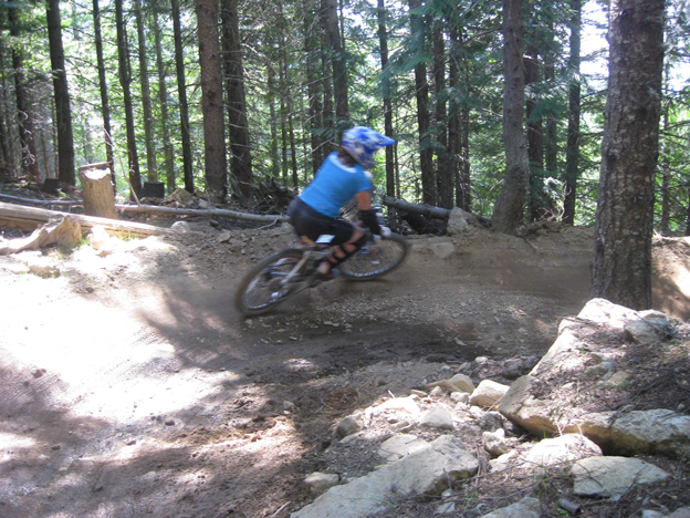 reluctant adrenaline junkie mountain bike whistler