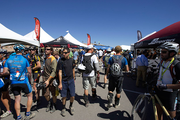 Interbike 2011 Dirt Demo Crowds